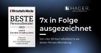 Auszeichnung WirtschaftsWoche 2023 HAGER Executive Consulting GmbH