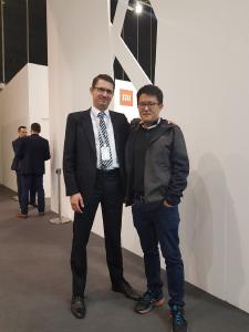 Eröffnung der ersten europäischen Niederlassung: Florian Felsch, Geschäftsführer von Yeelight Germany (links) und Eric Jiang, Co-Founder und CEO von Yeelight (rechts) PM-Yeelight
