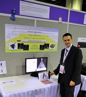 Prof. Dr. Michael Teistler von der Fachhochschule Flensburg auf der RSNA in Chicago