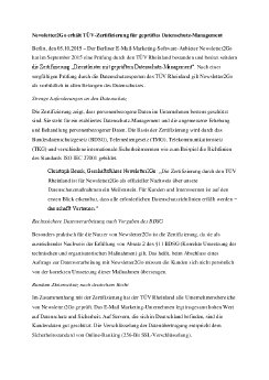 Newsletter2Go erhält TÜV-Zertifizierung für geprüftes Datenschutz-Management.pdf
