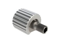 Reell Reibscharnier HTI-360 mit Hohlwelle zum Einbau in die Drehachse für hygienisches Design in der Medizintechnik, Torque-Insert, Drehmomentscharnier, Friktionsscharnier, Reibungsscharnier, Konstantmomentscharnier, Positioinsscharnier
