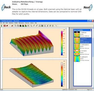 Messbeispiel 3D Lasermessung