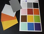 : In developing color references for the new platform, the three partners relied on open ISO standards and produced physical samples with high-end inkjet technology converted with conventional coating applications. This allows color matching using readily available inkjet reference swatches