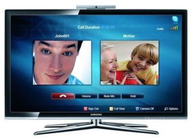 Integrierte Skype-Applikation für Samsung 3D LED TV-Serien C7700 und C8790.bmp