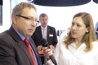 Jürgen Weidenbacher im Patricia Stasch - CURSOR-TV berichtet über das CRM-Projekt der SW Augsburg