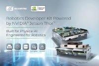 Das AIE015-AT Robotics Developer Kit von Axiomtek basiert auf der NVIDIA® Jetson Thor™ Plattform und wurde speziell für Physical AI, autonome Maschinen und Robotikanwendungen entwickelt. Das System bietet leistungsstarke KI-Verarbeitung, umfangreiche Konnektivität sowie Unterstützung für GMSL-Kameras und eignet sich für die Entwicklung von humanoiden Robotern, AMRs und intelligenten Automatisierungslösungen.