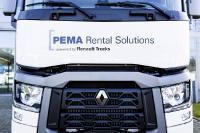 Die PEMA GmbH und Renault Trucks bieten mit PEMA Rent Flex ein Pay-per-Use Angebot für die Fernverkehrsbaureihe T an. Foto: © Renault Trucks