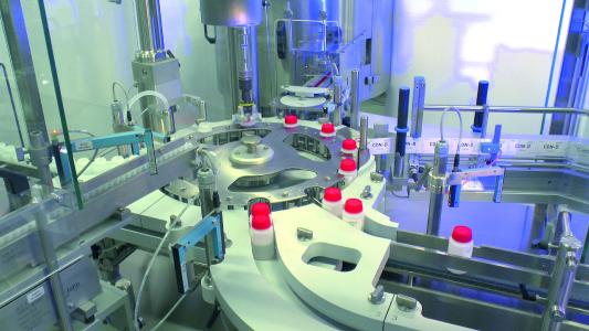 Optima Diagnose Filling Capping Labeling