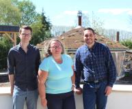 Von links nach rechts: Christian Hußke, Petra Trümpert, Alexander Petri. Nicht auf dem Bild sind Nicole Fischer und Ahmad Stanekzai