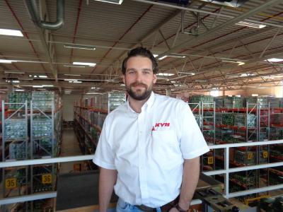 Bei KYB Europe verantwortlich für technischen Service und Trainings: Bastian Nardi Bauer