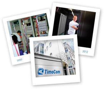 15 Jahre TimoCom im Vergleich: Der Serverraum von 1997 und Heute