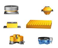 Die neuen ACEolatoren: Niederfrequent isolierende Luftfederelemente, einbaufertige Gummi-Metall-Isolatoren und bewährte Dämmungsplatten ACE-SLAB / Bildnachweis: ACE Stoßdämpfer GmbH