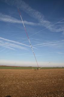 Ge:Net-Mast beim Aufbau