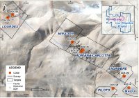 Abbildung 1. Lage der Ziele und Bohrlöcher, die im Rahmen der Bohrkampagne im Herbst 2025 gebohrt wurden.