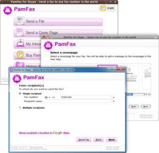 PamFax on Windows/Mac/Linux