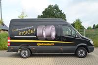 Road Show Transporter im Einsatz