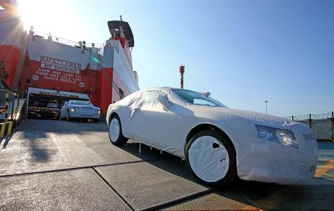 Bentley für Russland via St. Petersburg