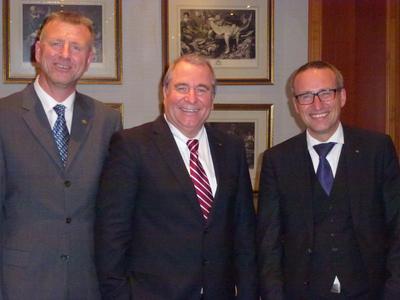 Geschäftsführer CiS ELECTRONIC GmbH - v.l.n.r.: Ralf Kühn, Peter M. Wöllner, Andreas Cellar