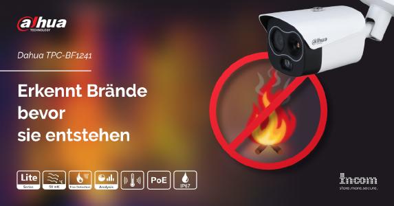 Dahau thermal imaging cameras detect fire sources before they break out