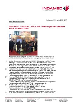17_02 MEDIZIN - MEDICAL OFFICE und TerMed zogen viele Besucher an INDAMED-Stand_EF.pdf