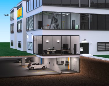 Die digitale Vernetzung von Gebäuden, aber auch Trendthemen wie Elektromobilität und Industriedrohnen stehen bei Conrad zurzeit in der Gebäudetechnik im Fokus