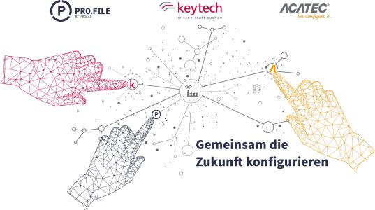 Gemeinsam die Zukunft konfigurieren - Gemeinsam werden PROCAD, keytech und ACATEC führender Anbieter von Digitalisierung in der produzierenden Industrie