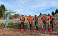 Spatenstich des Windparks Öhringen im November 2025