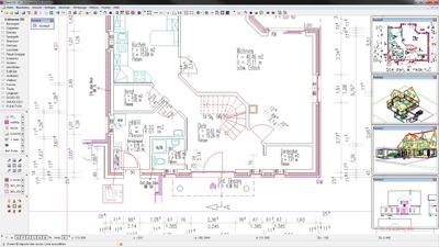 Erstellen von Bauplänen und präzise Ausführungsplanung mit der