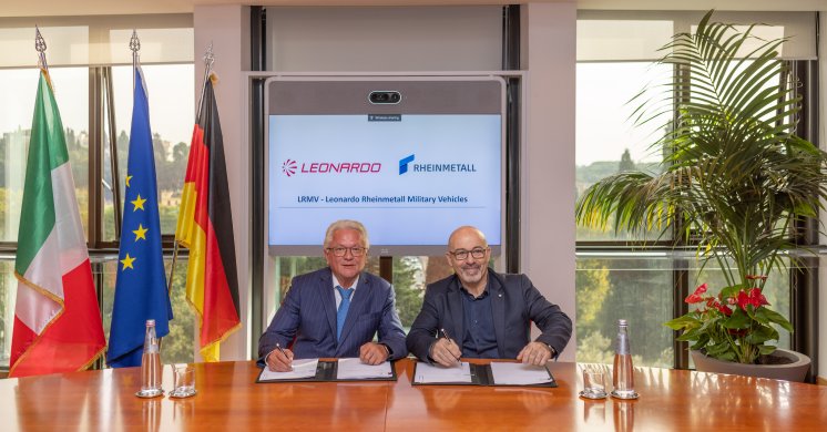 Armin Papperger, CEO of Rheinmetall AG - Roberto Cingolani, CEO of Leonardo  1.jpg