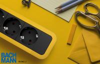 Bachmann PRIMO 2 Steckdosenleiste in Senfgelb - Sonderfarben auf Anfrage