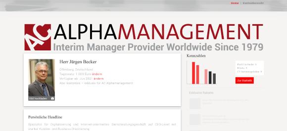 Der Alpha Management Pool® @ Unitedinterim® GmbH