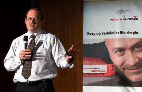 Jeffrey Hammond von Forrester Research bei der diesjährigen von Würth Phoenix initiierten Open Source System Management Conference