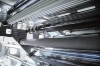 Detail of vacuum web coating system