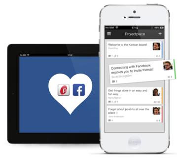Projectplace-App jetzt mit mobilen Kanban-Boards und Facebook-Anbindung