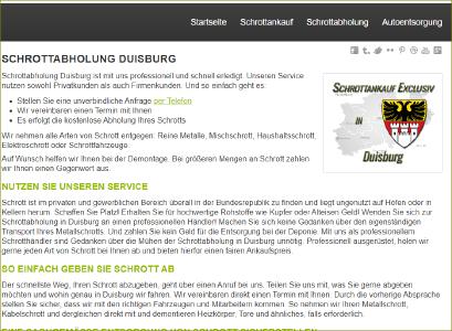Schrottabholung Duisburg