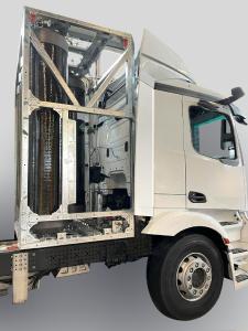 The installed hydrogen tank system