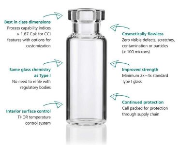 Gx Elite vials are a step up from standard products, performing significantly better in compression and side impact tests.