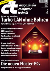 Das Titelbild der aktuellen c't-Ausgabe 2/2011