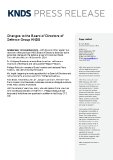 Changes to the Board of Directors of Defence Group KNDS