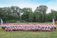 Mit mehr als 200 Teilnehmern stellte STILL eine der größten Gruppen beim MOPO Team-Staffellauf 2022. Gemeinsam legten die Mitarbeiterinnen und Mitarbeiter von STILL über 1.000 Kilometer im Hamburger Stadtpark zurück. / Foto: STILL GmbH