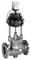 Globe valve with membrane actuator adept at control tasks