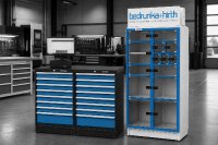 TSM® Release 2026 – Hier mit Grundmodul und TSM® Fächerschrank. Das vielseitige Tool-Server-Modular-System TSM® vereint Effizienz, Sicherheit, Zuverlässigkeit und Flexibilität und erhält mit dem Release 2026 umfassende Software- und System-Upgrades.