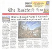 Die Zefiro-Tochtergesellschaft Plants & Goodwin hat ihren Sitz in Bradford, Pennsylvania, wo ihre Arbeiten zur Versiegelung verwaister Bohrlöcher sowohl lokal als auch landesweit Aufmerksamkeit erregt haben