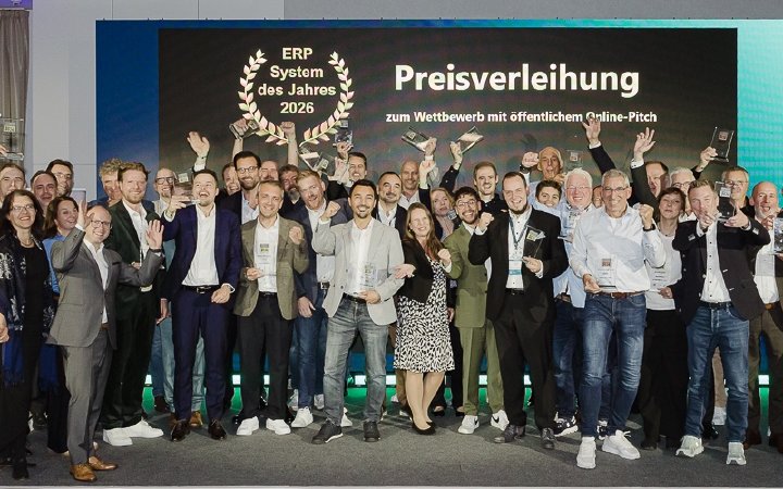 ERP-System des Jahres 2026: Jury zeichnet die besten ERP- und KI-L⁠ö⁠s⁠u⁠n⁠g⁠e⁠n aus