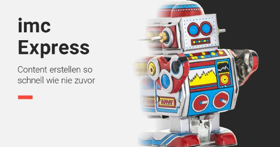 imc Express, KI-basierte Autorensoftware