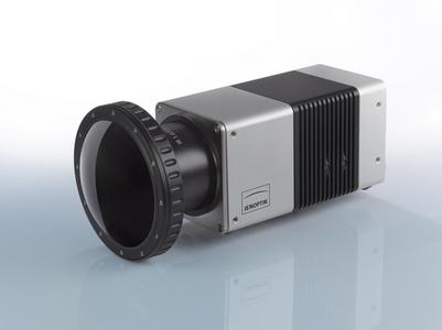 hybrid DLC coated 1.0 / 7.5 millimeter infrared lens mounted to IR-TCM HD thermographic camera