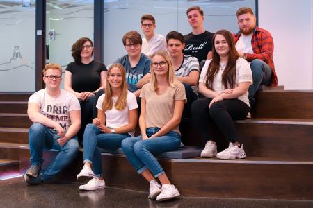 Zehn neue Auszubildende haben am 1. August 2019 bei G DATA ihre Ausbildung begonnen.