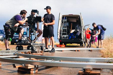 Outdoorproduktion der Videoproduktion Düsseldorf