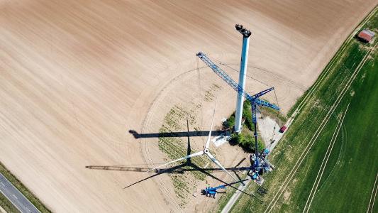 Etliche Windenergieanlagen in Deutschland erreichen demnächst das Ende ihrer Lebensdauer – und müssen nachhaltig zurückgebaut werden. (Foto: neowa GmbH)