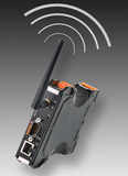 Weidmüller's WLAN-Bridge for Industrial Ethernet networks. WLAN-Bridge integrates serial devices into IE networks - simply and reliably